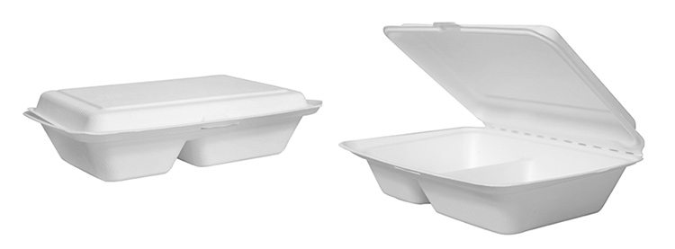 bagasse clamshell container