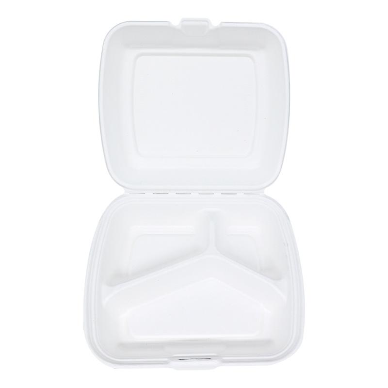 Bagasse Packaging Clamshell Food Container